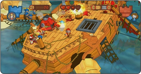 The boat replaces the Castle on the island map